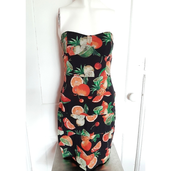 🍍Aritzia Talula Fruit Print Mini Dress - Picture 4 of 5